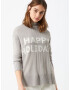 VERO MODA Pulover 'Holidays' gri / alb - Pled.ro