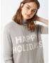 VERO MODA Pulover 'Holidays' gri / alb - Pled.ro