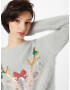 VERO MODA Pulover 'Jolly Deer' maro deschis / gri / verde / roz / roșu - Pled.ro