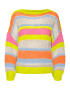 VERO MODA Pulover 'LANEY' bej / galben citron / portocaliu / roz deschis - Pled.ro