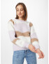 VERO MODA Pulover 'MARIANNE' șamoa / mov pastel / alb - Pled.ro