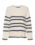 VERO MODA Pulover 'SABA' bej / bleumarin - Pled.ro