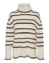 VERO MODA Pulover 'Saba' castaniu / maro cappuccino - Pled.ro