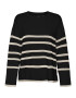 VERO MODA Pulover 'Saba' crem / negru - Pled.ro