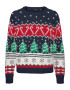 VERO MODA Pulover 'Xmas' bleumarin / verde / roșu / alb - Pled.ro