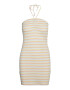 VERO MODA Rochie de vară 'TICA' galben șofran / verde pastel / roz deschis / alb - Pled.ro