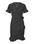 VERO MODA Rochie 'Henna' negru / alb - Pled.ro