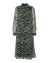 VERO MODA Rochie tip bluză 'KAYA' verde / negru - Pled.ro