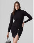 VERO MODA Rochie tricotat 'Aba' negru - Pled.ro