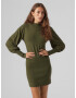 VERO MODA Rochie tricotat 'Holly' verde închis - Pled.ro