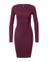 VERO MODA Rochie tricotat 'Willow' roșu burgundy - Pled.ro