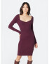 VERO MODA Rochie tricotat 'Willow' roșu burgundy - Pled.ro