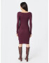 VERO MODA Rochie tricotat 'Willow' roșu burgundy - Pled.ro