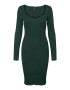 VERO MODA Rochie tricotat 'Willow' verde smarald - Pled.ro