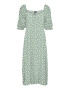 VERO MODA Rochie 'Catch' verde pastel / alb - Pled.ro