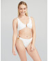 VERO MODA Slip costum de baie 'Eddy' maro caramel / alb murdar - Pled.ro