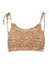 VERO MODA Sutien costum de baie 'Frilly' brocart / maro deschis / gri deschis - Pled.ro