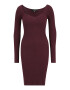 Vero Moda Tall Rochie tricotat 'WILLOW' roșu bordeaux - Pled.ro