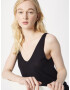 VERO MODA Top brodat 'FREDERIKKE' negru - Pled.ro