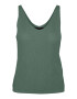 VERO MODA Top brodat verde - Pled.ro