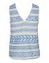 VERO MODA Top 'DICTHE' albastru / alb - Pled.ro