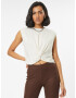 VERO MODA Top 'June' alb amestacat - Pled.ro