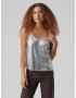 VERO MODA Top 'Kelly' argintiu - Pled.ro