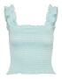 VERO MODA Top 'Kida' verde jad / alb natural - Pled.ro