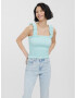 VERO MODA Top 'Kida' verde jad / alb natural - Pled.ro