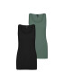 VERO MODA Top 'MAXI' verde / negru - Pled.ro