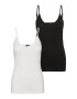 VERO MODA Top negru / alb - Pled.ro