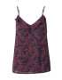 VERO MODA Top 'PEN RITA' bleumarin / albastru regal / maro / roșu / alb - Pled.ro