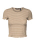 VERO MODA Tricou 'Jill' maro deschis / alb - Pled.ro