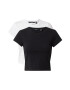 VERO MODA Tricou 'MAXI' negru / alb - Pled.ro