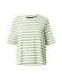 VERO MODA Tricou 'MOLLY' verde deschis / alb - Pled.ro