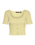 VERO MODA Tricou 'Natasha' galben citron - Pled.ro