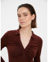 VERO MODA Tricou 'SLINKY' maro - Pled.ro