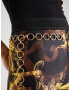 Versace Jeans Couture Leggings maro / galben / negru - Pled.ro