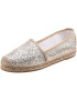 Vidorreta Espadrile 'Pitiusa' auriu / gri taupe / argintiu - Pled.ro