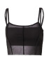 VIERVIER Top 'Malena' negru - Pled.ro