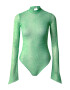 VIERVIER Tricou body 'Johanna' verde - Pled.ro