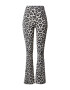 VILA Leggings 'LEOA' bej / gri / negru - Pled.ro