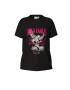 VILA Tricou 'PURE' fucsia / negru / alb - Pled.ro