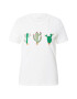 VILA Tricou 'ROCKSY' verde / verde pastel / alb - Pled.ro