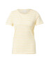 VILA Tricou 'SUS' galben pastel / alb - Pled.ro