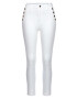 VIVANCE Jeggings auriu / alb - Pled.ro