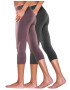 VIVANCE Leggings castaniu / negru - Pled.ro