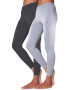 VIVANCE Leggings gri deschis / negru - Pled.ro