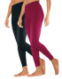 VIVANCE Leggings roz zmeură / negru - Pled.ro