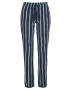 VIVANCE Pantaloni de pijama albastru fumuriu / albastru cobalt / alb - Pled.ro